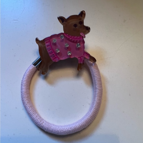 Vintage Gymboree bling dog ponytail holder - Picture 2 of 2